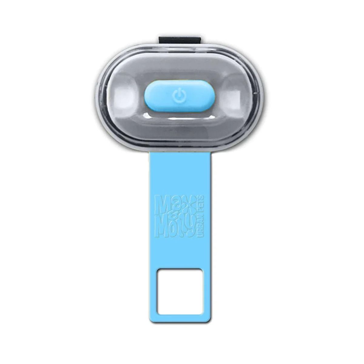 MAX & MOLLY - Luz Led Collar Perro Ultra Matrix Celeste Max and Molly