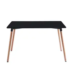 GENERICO - Mesa Eames Rectangular Negra 120 cm.