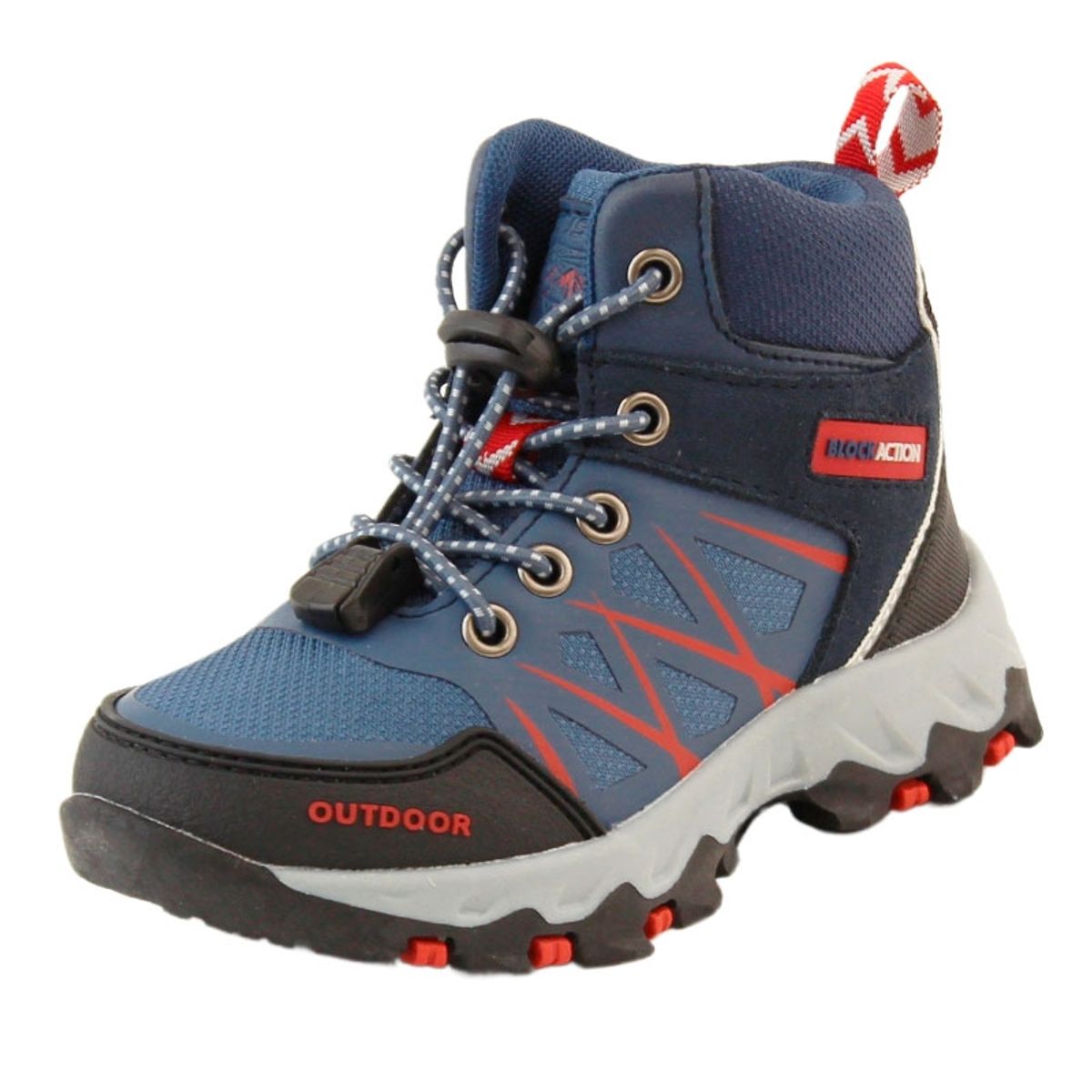 FICCUS - Zapatilla Outdoor Kids Niño Ficcus Tex Azul