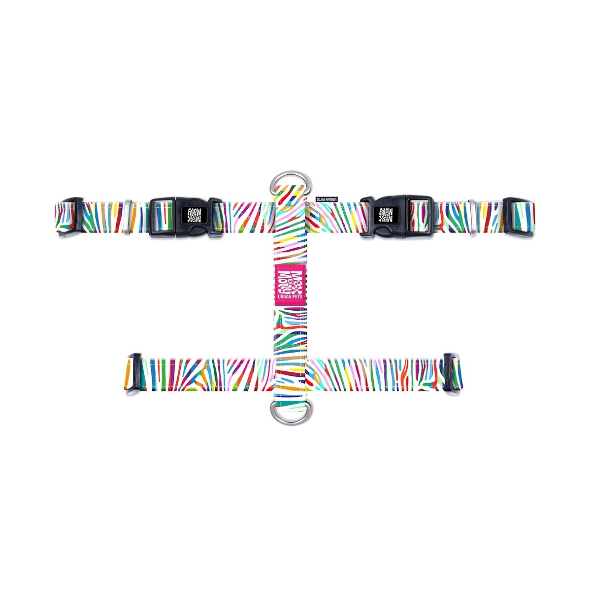 MAX & MOLLY - Arnés Perro L 25-40kg Magic Zebra Max and Molly