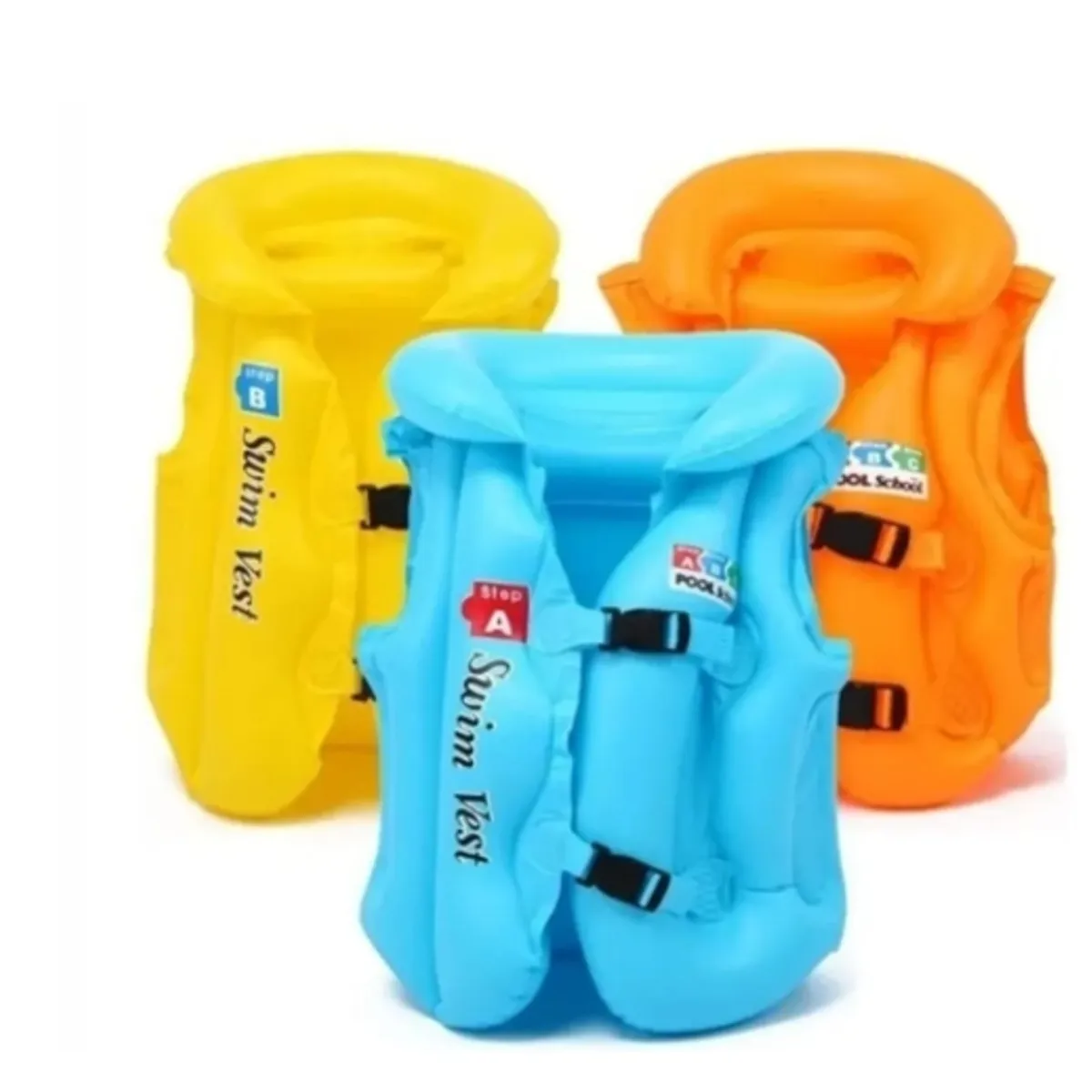 GENERICO - Chaleco Seguridad Inflable Flotador Niños Salvavidas Talla XL