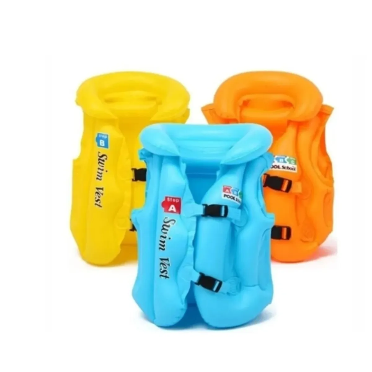 GENERICO - Chaleco Seguridad Inflable Flotador Niños Salvavidas Talla XL