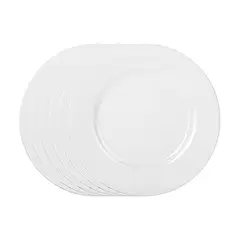 LUMINARC - 24 Platos Entrada 19 cm Vidrio Templado