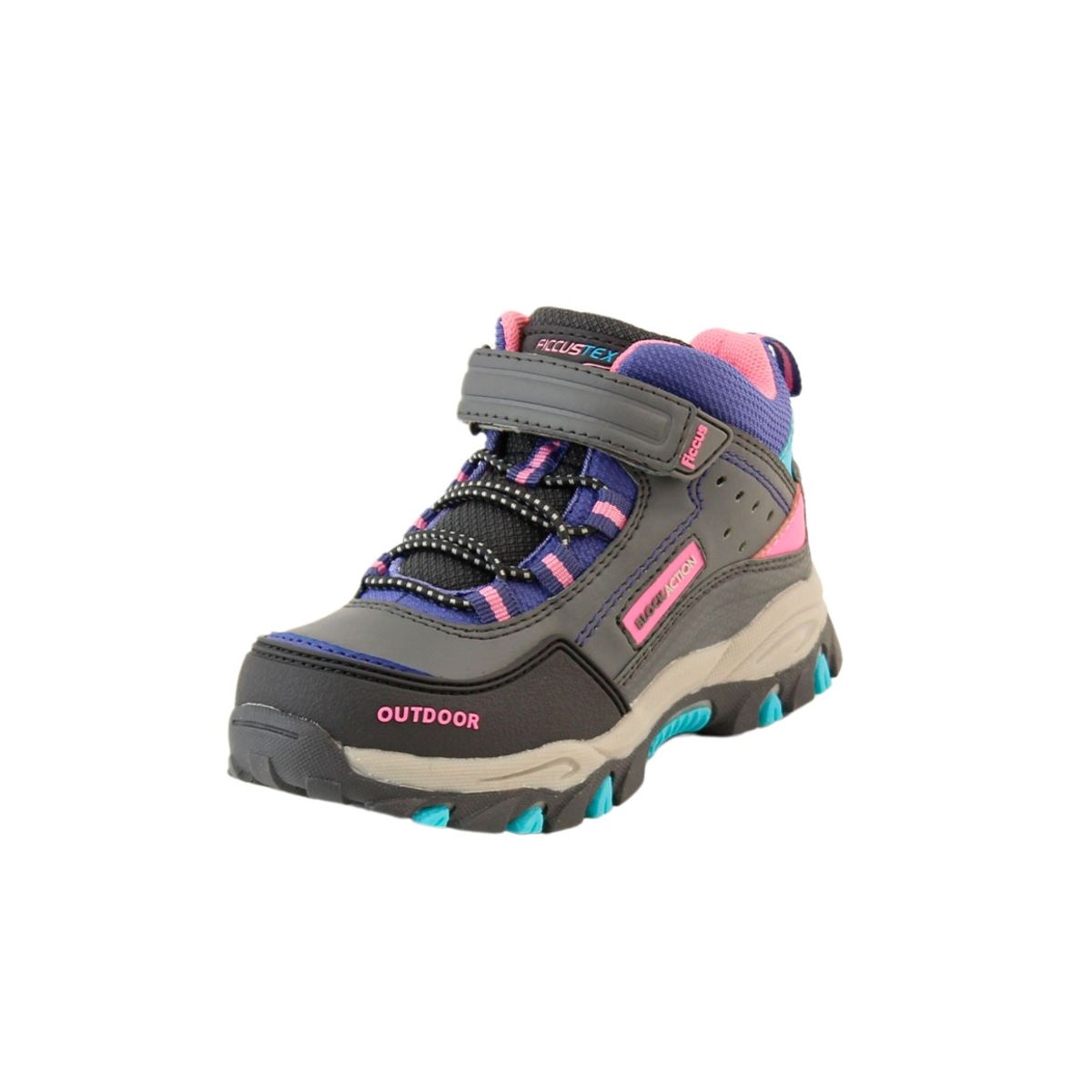 FICCUS - Zapatilla Outdoor Kids Niña Ficcus Tex Gris