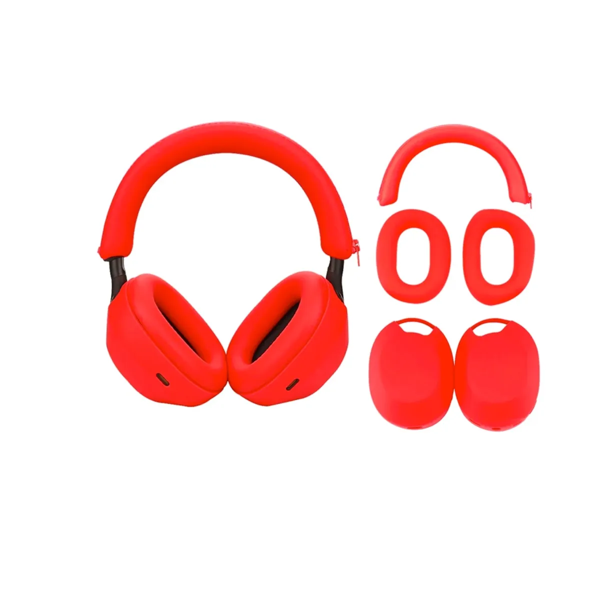 GENERICO - Funda Premium Color Rojo Para Auriculares Sony WH-1000XM5