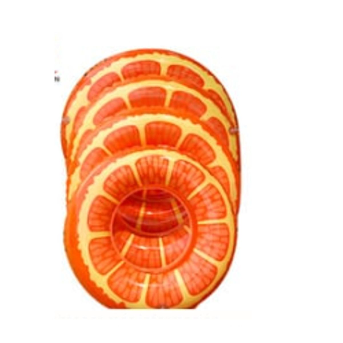 GENERICO - Flotador Anillo Diseño De Naranja 60 Cm