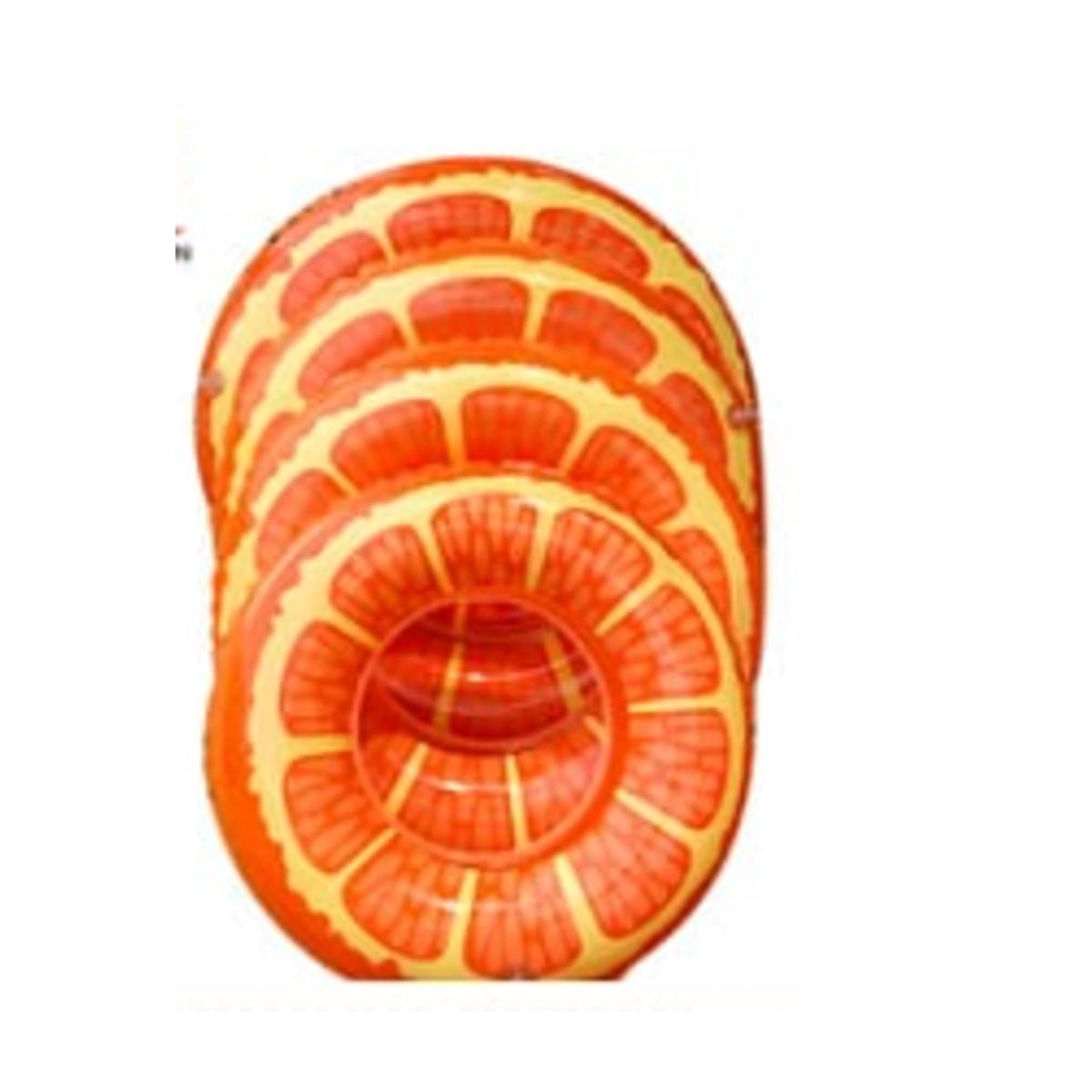 GENERICO - Flotador Anillo Diseño De Naranja 60 Cm
