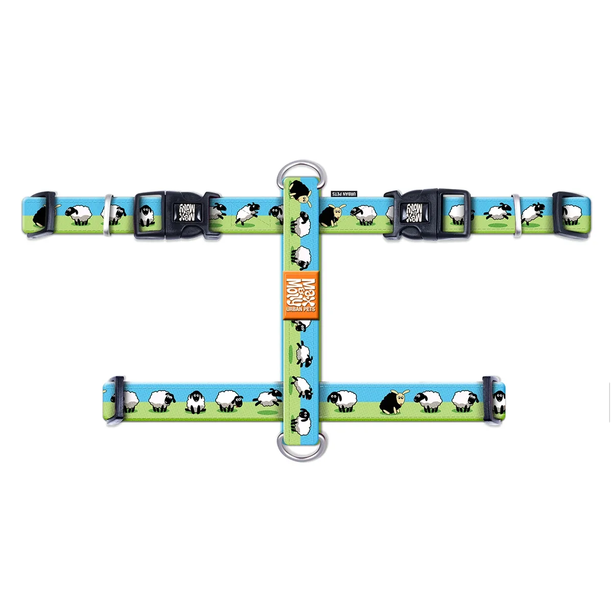 MAX & MOLLY - Arnés Perro L 25-40kg Black Sheep Max and Molly