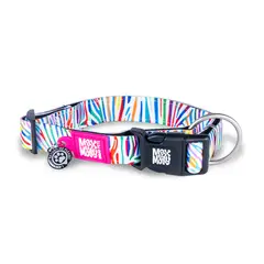 MAX & MOLLY - Collar Perro S Smart Id Magic Zebra 7-15kg Max and Molly