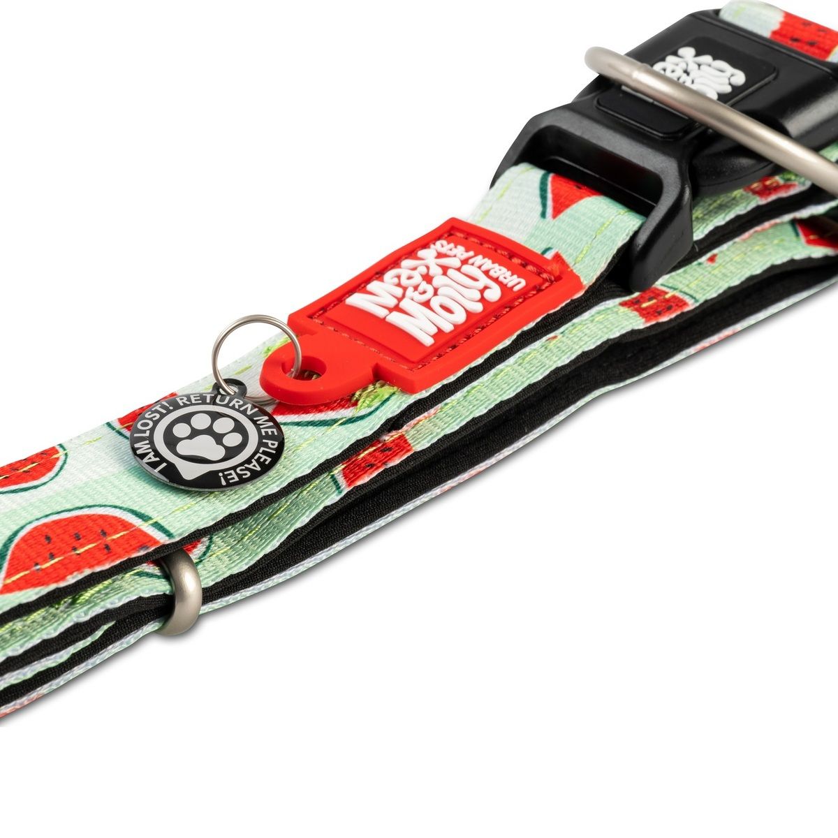 MAX & MOLLY - Collar Perro Xs Smart Id Watermelon 1-7kg Max and Molly