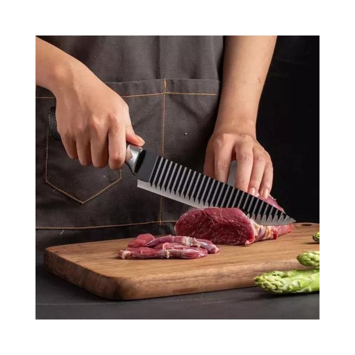 GENERICO - Juego de 6 Cuchillos Profesionales Premium