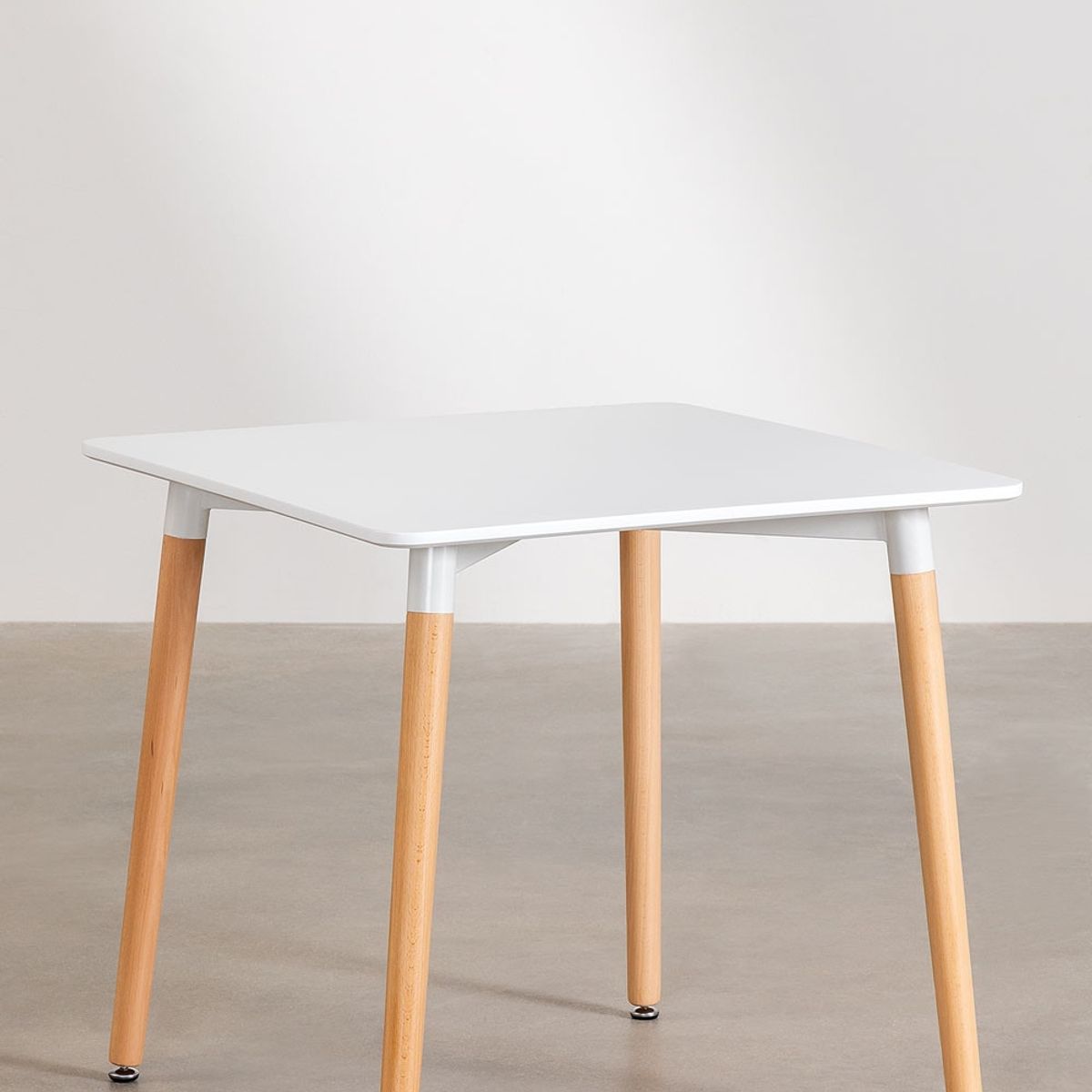 GENERICO - Mesa Eames Cuadrada Blanca 80x80 cm
