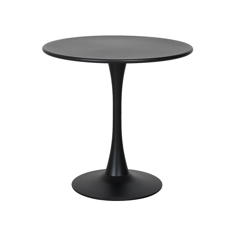 MUEBLES SUR - Mesa de Café New Denmark Negra D80cm