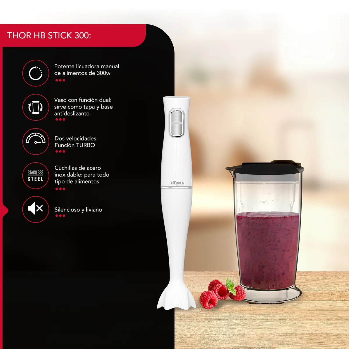 THORBEN - MiniPimmer 2 Accesorios 300W Thor HB Stick