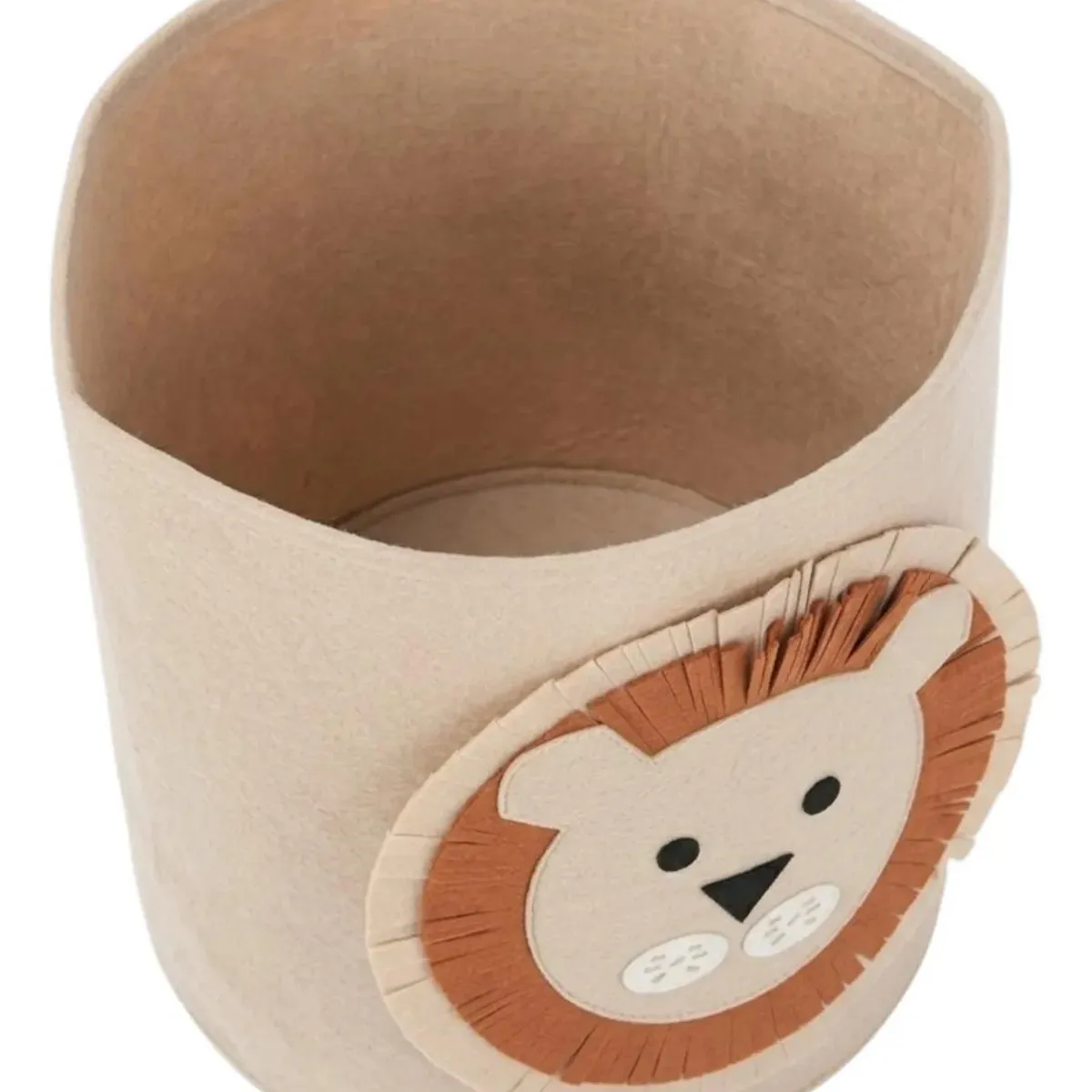 OEM - Cesto De Ropa Juguetes Infantil Animales Material Resistente - Beige