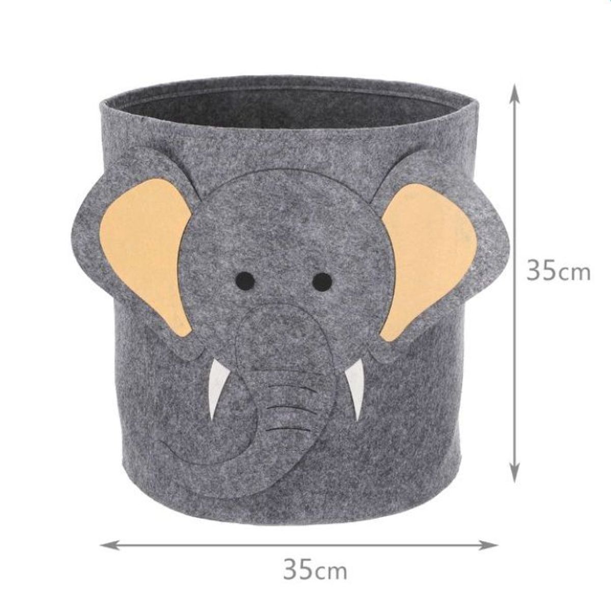 GENERICO - Cesto De Ropa Juguetes Infantil Animales Material Resistente.