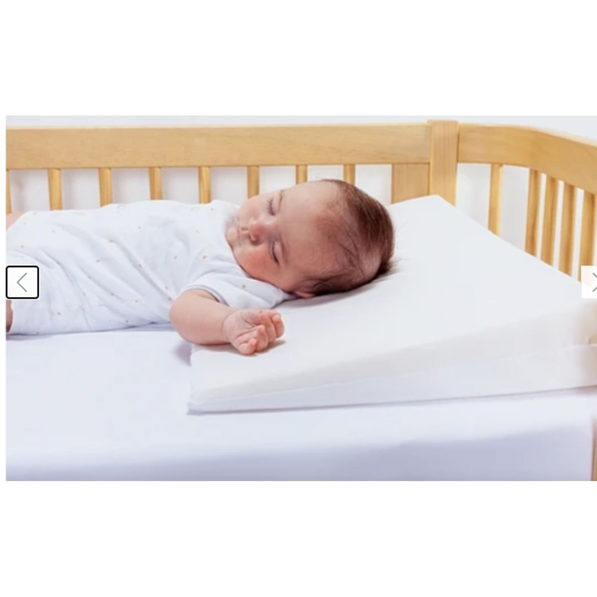 KIDSCOOL - ALMOHADA ANTI REFLUJO BLANCA