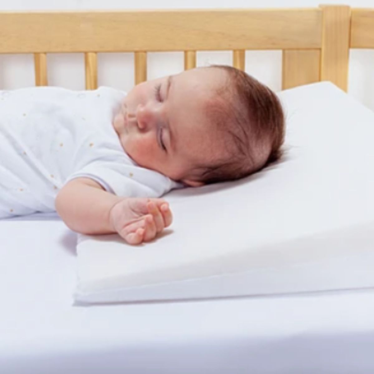 KIDSCOOL - Almohada Anti-Reflujo Blanca