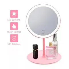 GENERICO - Espejo Con Luz Led Maquillaje Redondo Recargable