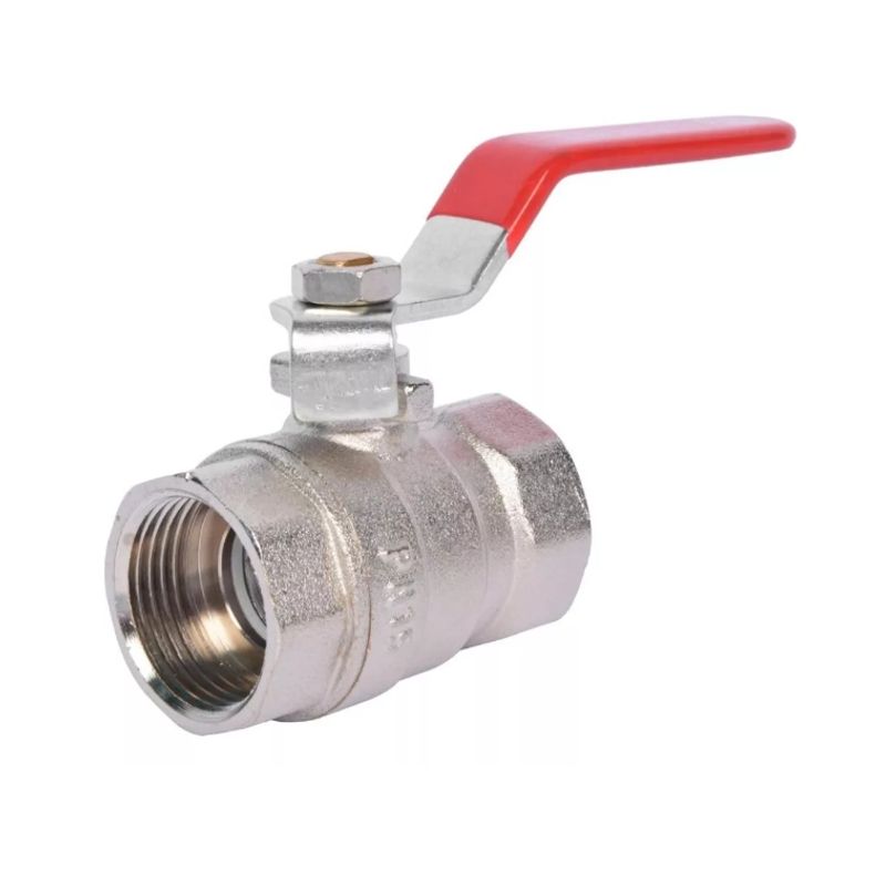 TAUMM - Llave Bola Paso 1l2 Manilla Roja - Pn15 - Taumm