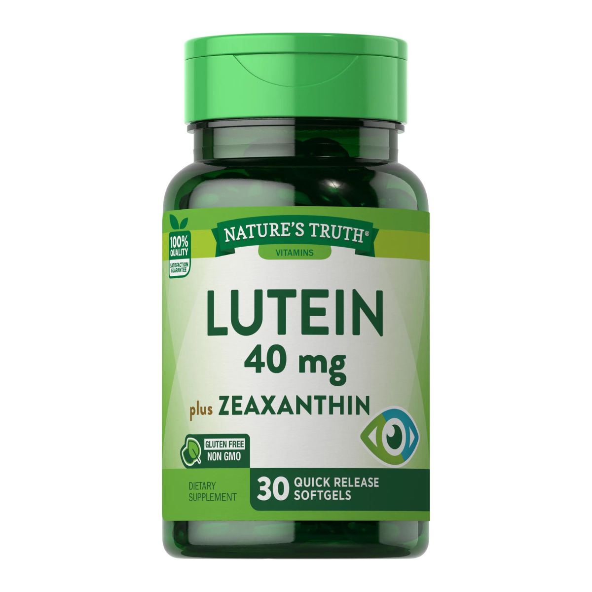 NATURE'S TRUTH - Luteina 40mg + Zeaxantina 30 Capsulas Blandas NATURE'S TRUTH