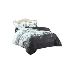GENERICO - Cobertor Plush Con Chiporro 2 Plazas Diseño Floral Invierno