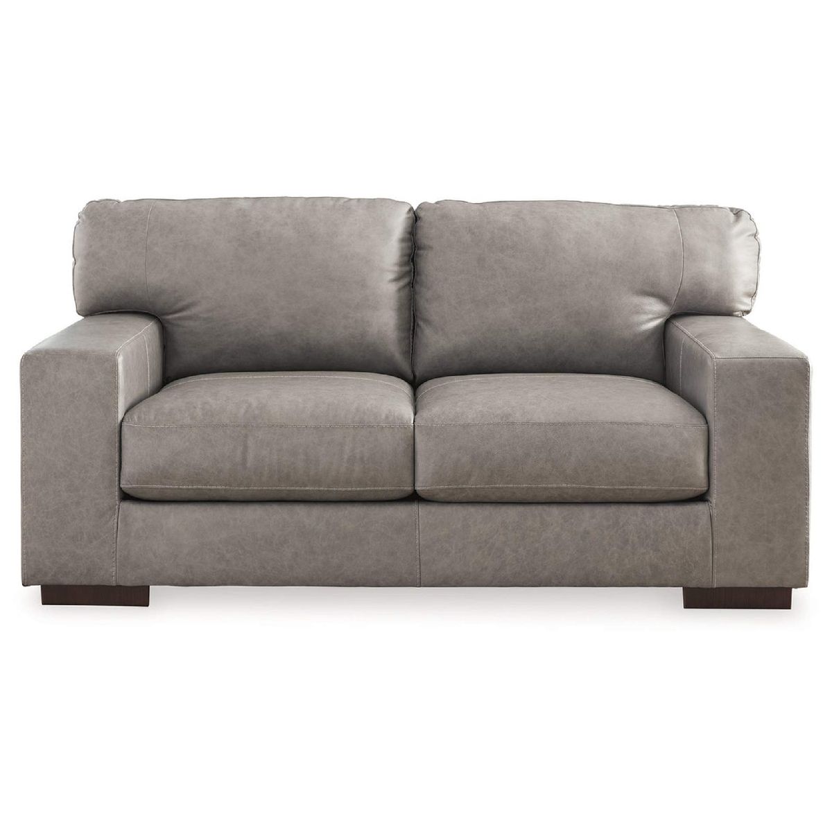 ASHLEY - Sofá cuero 2 cuerpos Lombardia