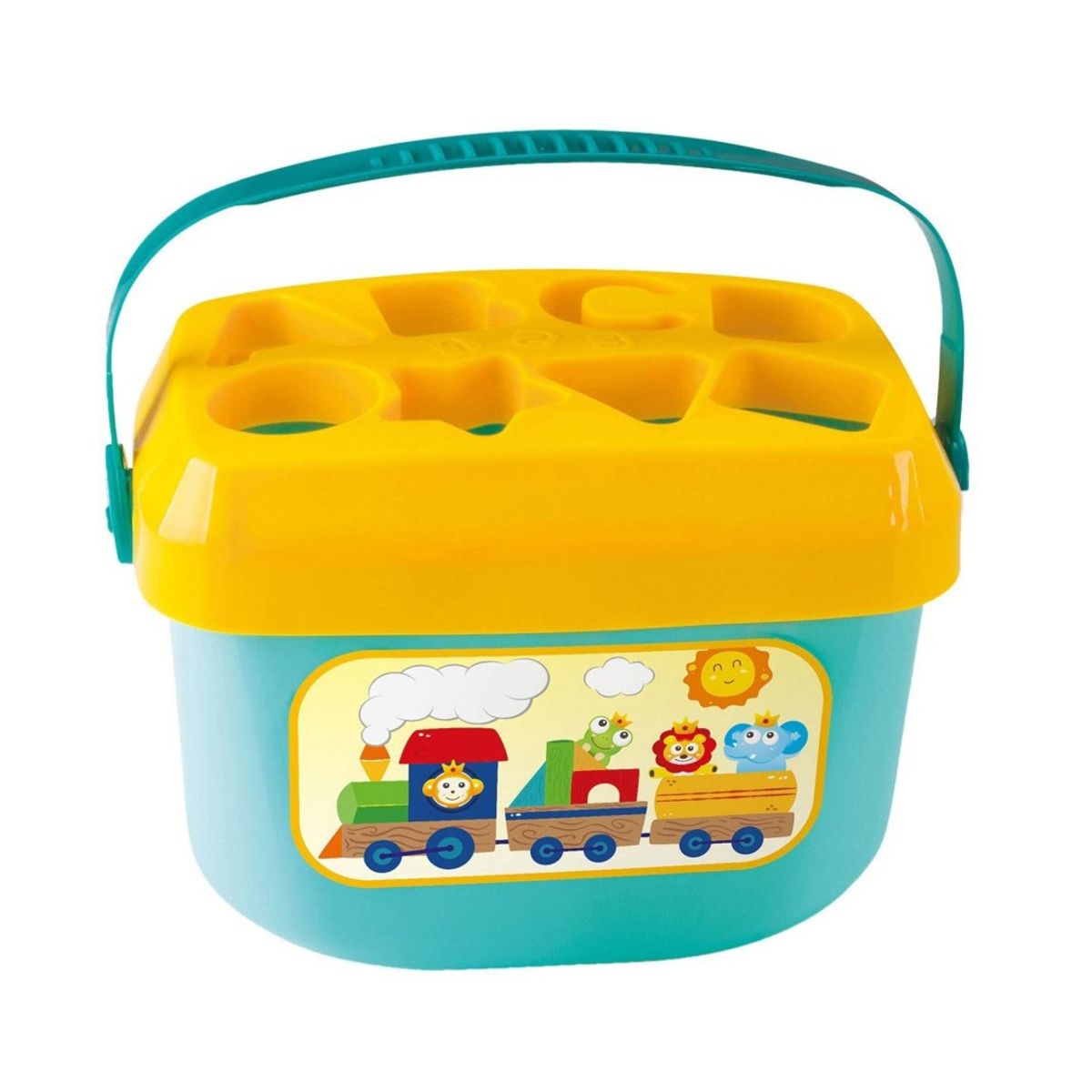 GENERICO - JUEGO EDUCATIVO CON BLOQUES 16 PIEZAS