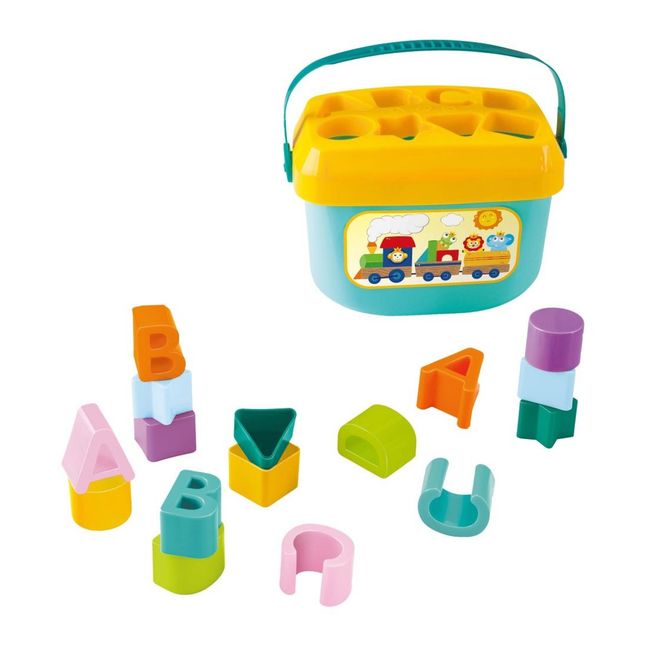 GENERICO - JUEGO EDUCATIVO CON BLOQUES 16 PIEZAS