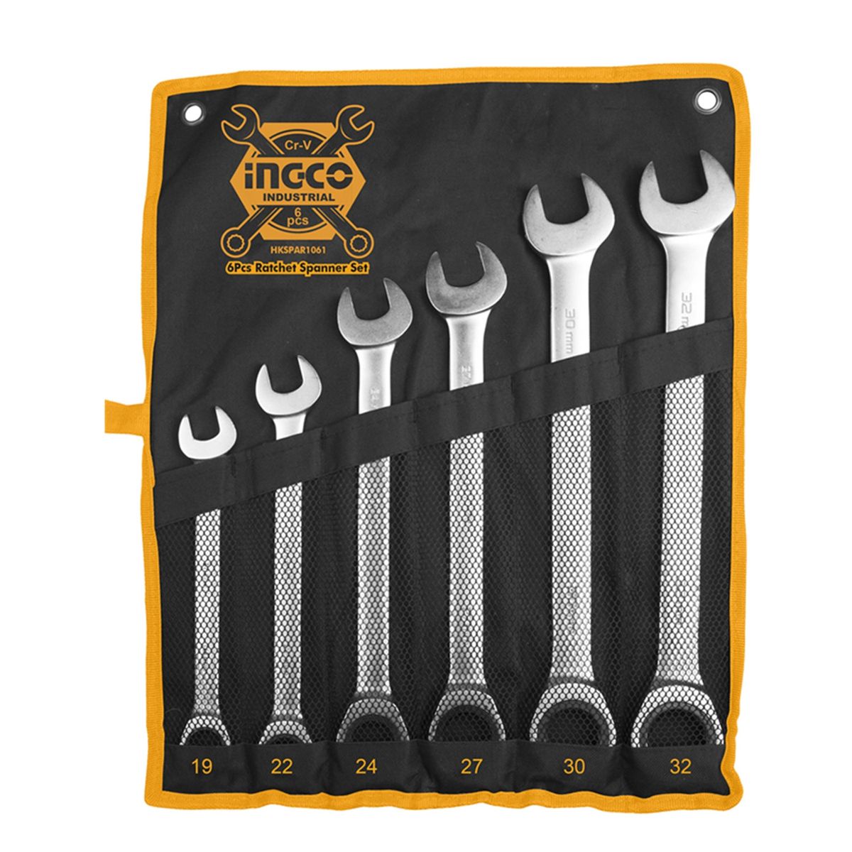 INGCO - Set Llaves Punta Corona 19-32mm 6 Piezas Ingco Hkspar1061
