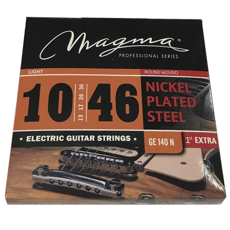 GENERICO - GE140N Cuerdas Para Guitarra Eléctrica 10-46 Magma