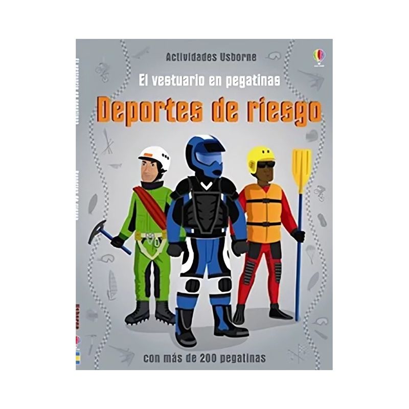 TOP10BOOKS - LIBRO DEPORTES DE RIESGO - EL VESTUARIO EN PEGATINAS / VARIOS AUTORES / USBORNE
