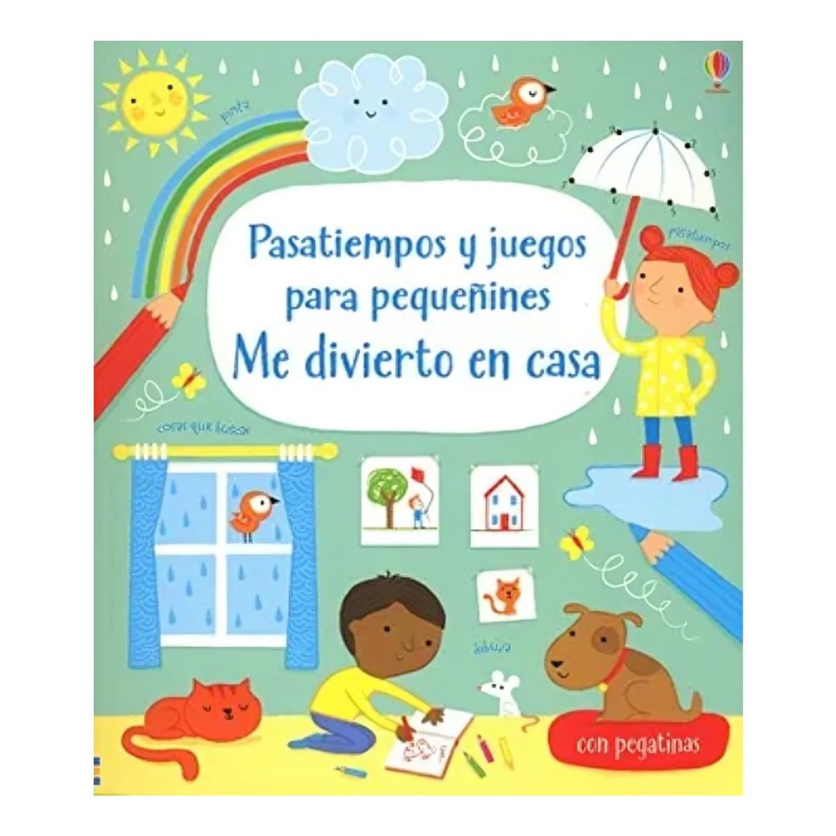 TOP10BOOKS - LIBRO Me Divierto En Casa - Pasatiempos Y Juegos