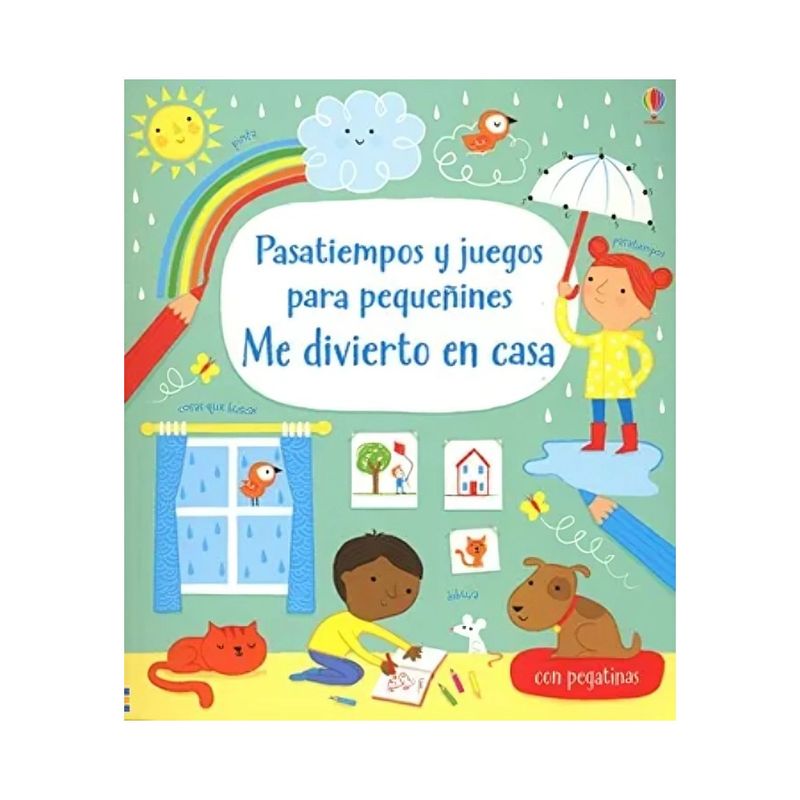 TOP10BOOKS - LIBRO ME DIVIERTO EN CASA - PASATIEMPOS Y JUEGOS / FIONA WATT / USBORNE PUBLISH