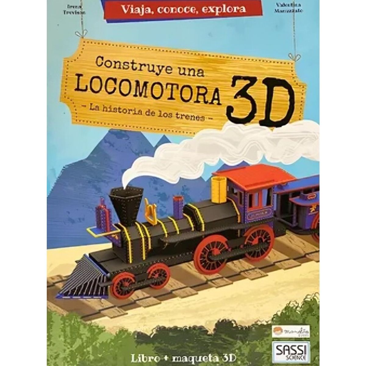 TOP10BOOKS - LIBRO Construye Una Locomotora 3d 2020 - Construye Una Locomotora 3D 2020
