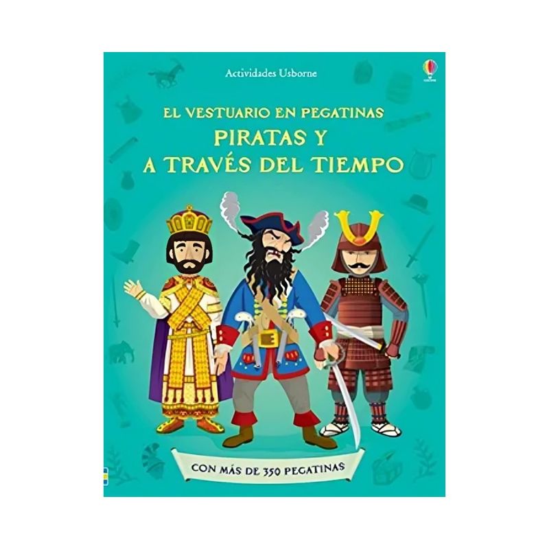 TOP10BOOKS - LIBRO PIRATAS Y A TRAVES DEL TIEMPO - EL VESTUARIO EN PEGATINAS / DAVIES, KATE/