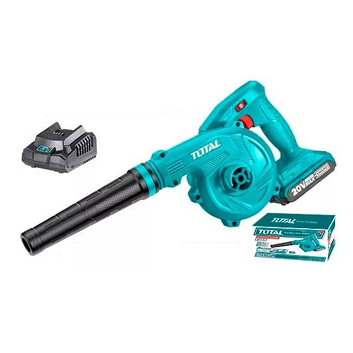 TOTAL TOOLS - Soplador Inalambrico 20v + Bat + Cargador Total Tabli200181