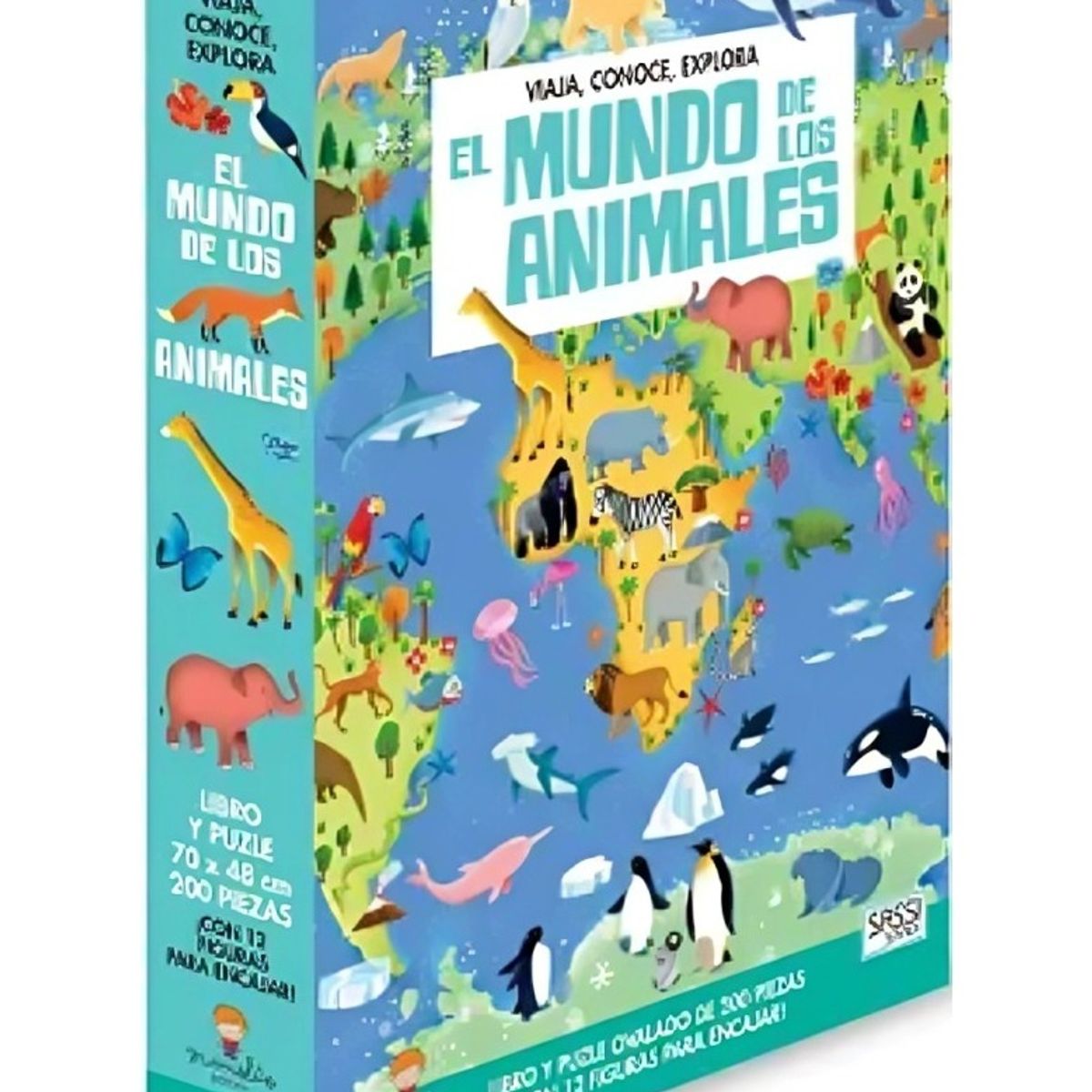 TOP10BOOKS - LIBRO El Mundo De Los Animales - El Mundo De Los Animales
