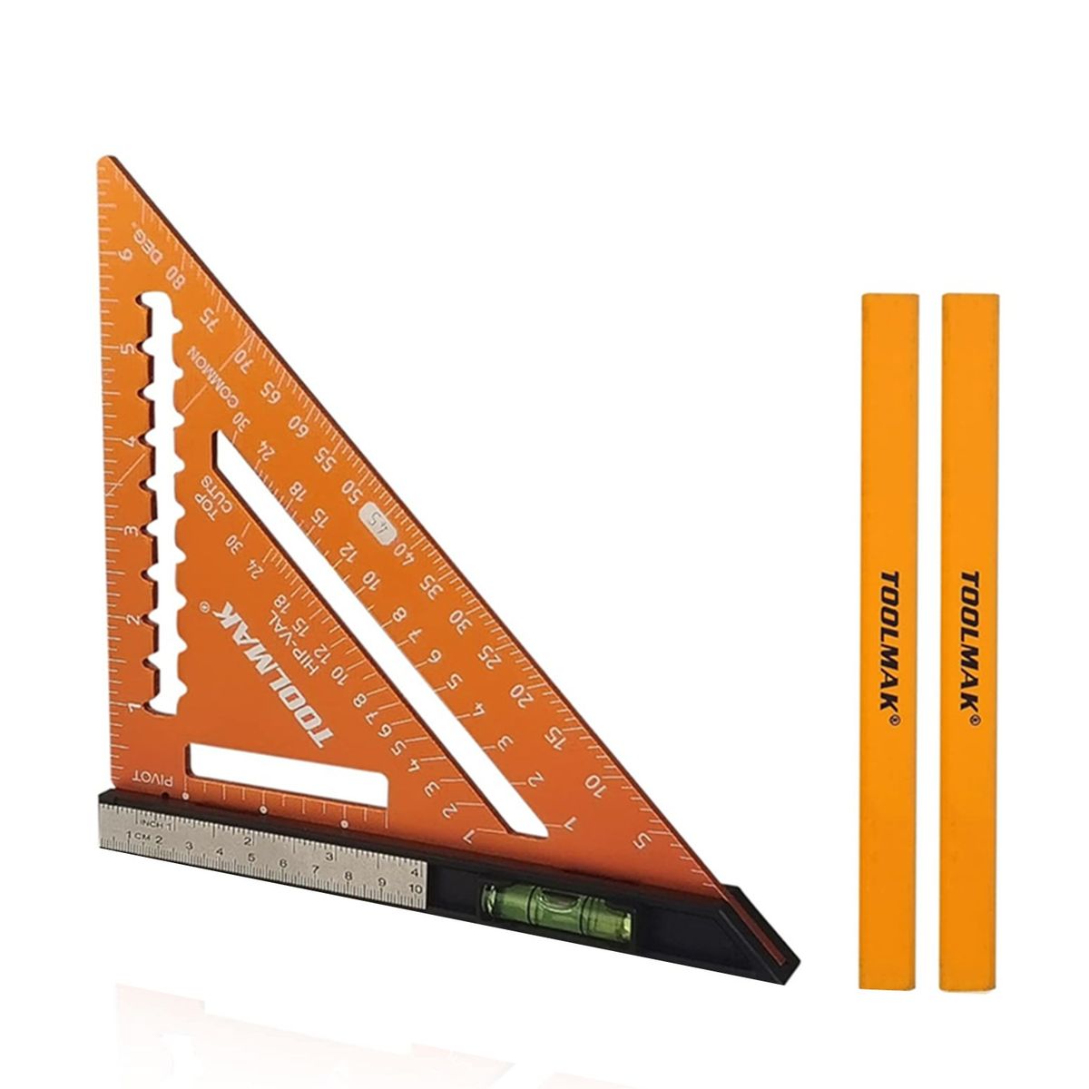 GENERICO - Escuadra De Carpintero Rápida Multifunción 5 Pcs Toolmak