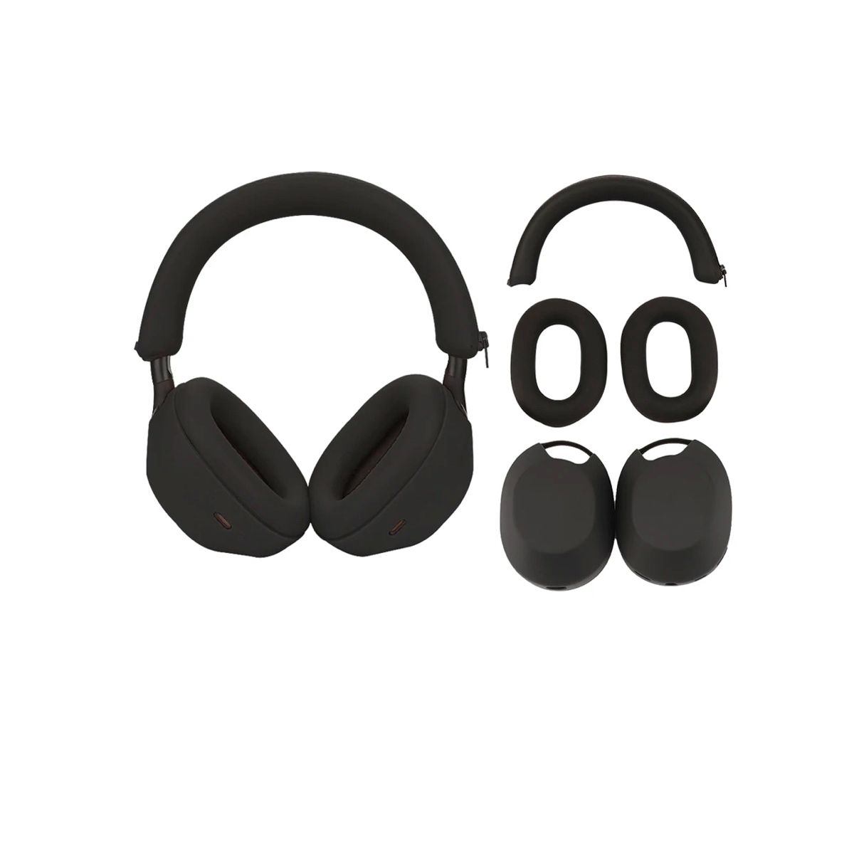 GENERICO - Funda Premium Color Negro Para Auriculares Sony WH-1000XM5
