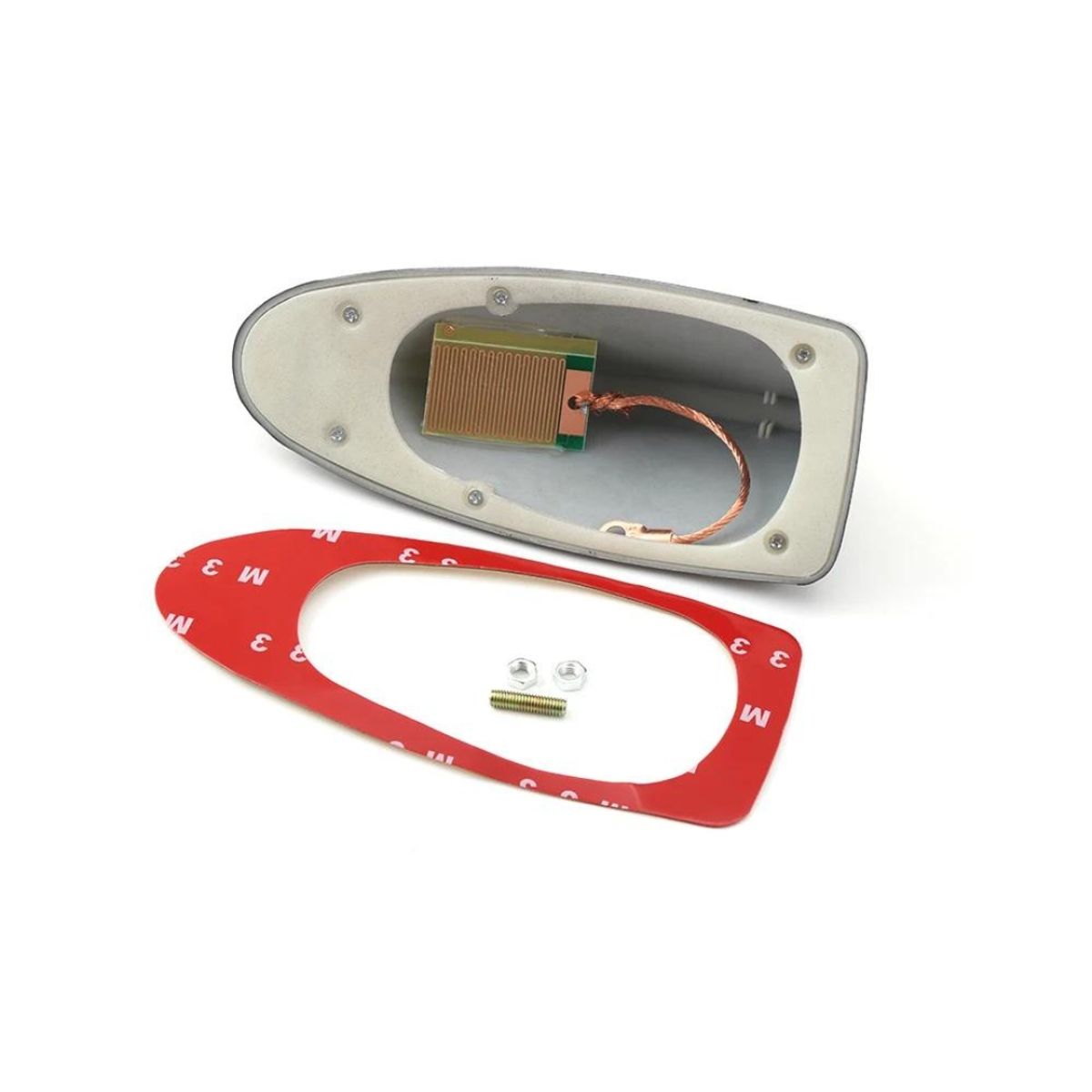 GENERICO - Antena Aleta De Tiburón Para Auto Universal Amfm AZUL