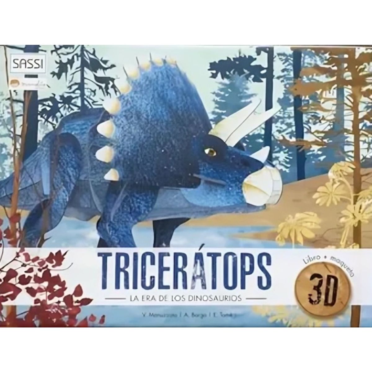 TOP10BOOKS - LIBRO Triceratops - 3d - Triceratops - 3D