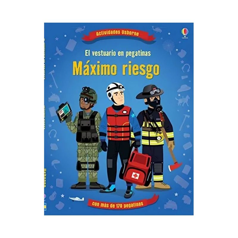 TOP10BOOKS - LIBRO MAXIMO RIESGO, EL VESTUARIO EN PEGATINAS / LISA JANE GILLESPIE / USBORNE
