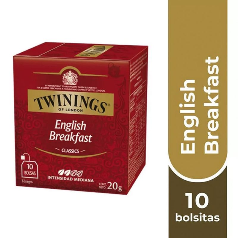 TWININGS - Té Twinings English Breakfast 10 Bolsitas