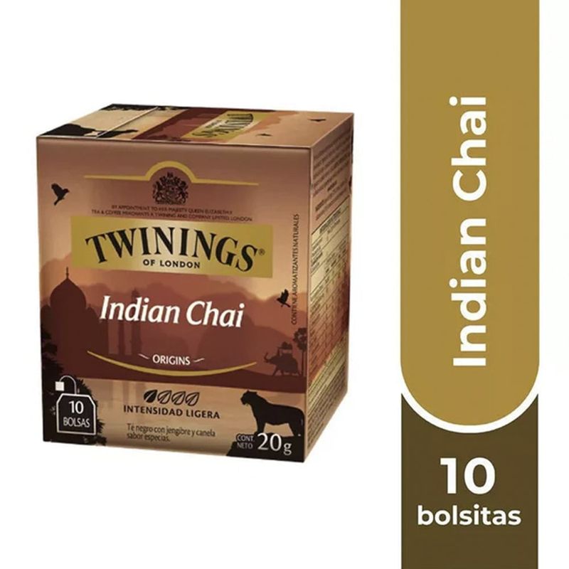 TWININGS - Té Twinings India Chai 10 Bolsitas