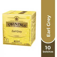 TWININGS - Té Earl Grey 10 Bolsitas