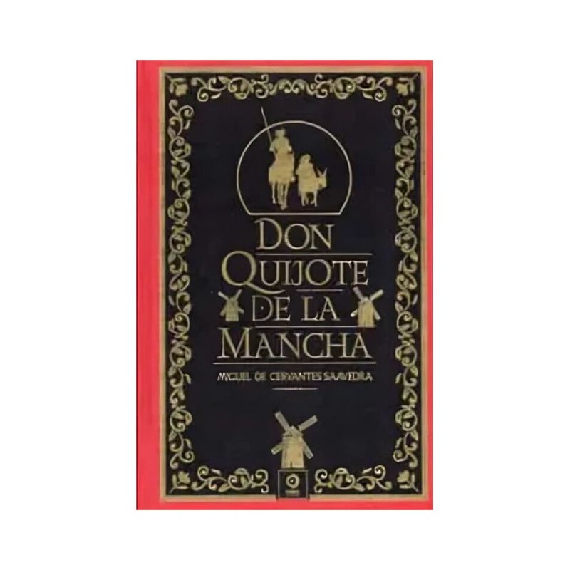 TOP10BOOKS - LIBRO DON QUIJOTE DE LA MANCHA - CLASICOS PIEL DE EXTRA / MIGUEL DE CERVANTES S