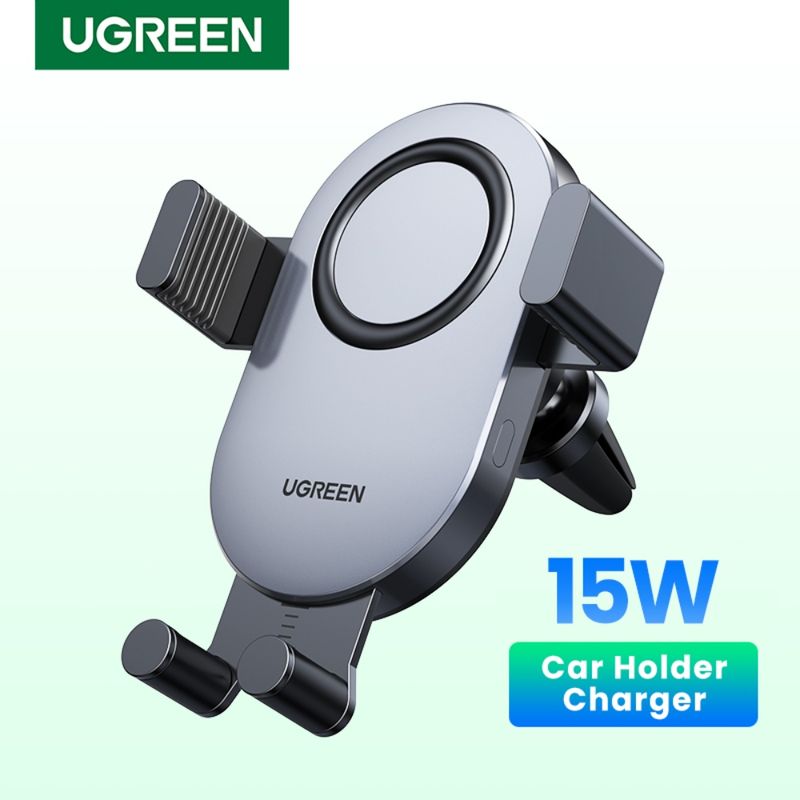 UGREEN - Soporte De Celular Con Auto-Ajuste  Carga Inalambrica 15w Max Cd256