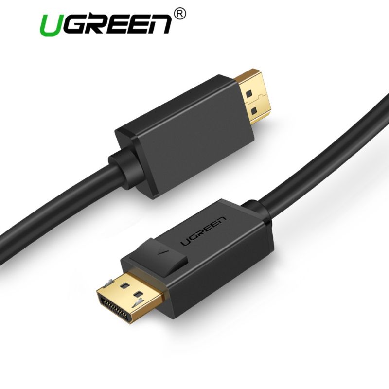 UGREEN - Cable Computacion Displayport 1.2 M/M (4k/60hz) O ( 2k/144hz) 2m Dp102