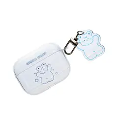 GENERICO - Funda Carcasa AirPods Pro 1 Silicona Disco Bear